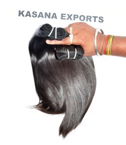 100% brut non traité droit indien faisceau couleur naturelle cheveux femmes noires machine double trame vague profonde tissage cheveux humains - Product Image 3