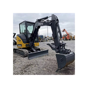 Miniexcavadora compacta John Deere 50G, potente motor diésel, maquinaria de construcción, equipo para trabajos agrícolas y de paisajismo - Product Image 6