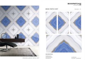 Azulejos de Porcelana Pulida con Vetas Doradas, 600x1200mm, Losas Grandes para Pisos y Paredes, Azulejos de Lujo de Calidad de Exportación para Villas - Product Image 3
