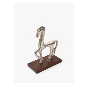 Accessoires pour la maison, sculpture de poney argenté pour la décoration de la maison, fabricant et exportateur - Product Image 4