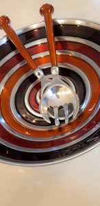 Cuillère à salade élégante avec manche en résine et finition argentée, idéale pour la vaisselle, la maison et les réceptions, vente en gros depuis l'Inde - Product Image 3