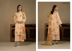 Costumes de pelouse en coton pakistanais pour femmes grande taille vêtements d'été Salwar Kameez Faisalabad Collection - Product Image 6