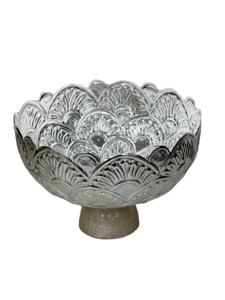 Latest Serving <b>Bowl</b> With Resin Base for Kitchenware Hotel Restaurant Fruit Serving <b>Bowl</b> <b>Silver</b> Finished Round Shape Dinner <b>Bowls</b> - Product Image 5