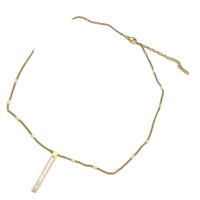 Pendentif géométrique en coquillage de pierre naturelle, élégant, pour femme, accessoire de mode tendance pour fête, vente en gros