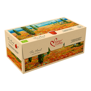 20 capsules de café italien Caff en aluminium Monet Lungo Bio compatibles avec Nespresso* - Product Image 1