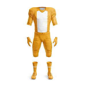 Dernière conception uniforme de maillot de football américain couleur noire et verte uniforme de football américain personnalisé en gros - Product Image 5