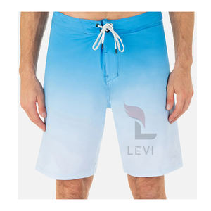 Short de plage en polyester respirant avec logo personnalisé pour hommes, vêtements de sport décontractés pour le fitness en plein air et confortables pour le surf - Product Image 3