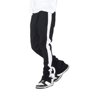 Nurak 2025 Pantalon de jogging évasé décontracté pour hommes Pantalon évasé 100% coton de haute qualité en surdimensionné avec tissu en toile de taille personnalisée - Product Image 2