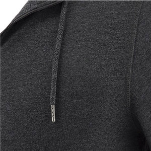 Sudaderas con capucha y cremallera con logotipo personalizado para hombre, sudaderas 100% de algodón de talla grande con cremallera completa y peso pesado para niños, diseño transpirable para invierno - Product Image 4