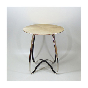 2025 Table basse en métal de luxe ultra-moderne au design exquis en bois et en métal pour les intérieurs d'hôtels et de centres de villégiature haut de gamme - Product Image 3