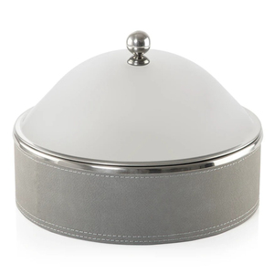 Greatest Quality Stainless Steel Food Warmer With Leather Base Perfect Elegant <b>Chafing</b> <b>Dish</b> <b>For</b> Buffets & Catering On-<b>Sale</b> - Product Image 1