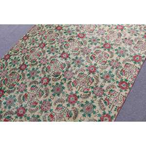 Turkish Rug, 5.7x9.6 ft Vintage Rug, <b>Red</b> Southwestern <b>Wool</b> Rug - Product Image 5