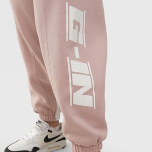 กางเกงจ็อกเกอร์ลำลอง G-In สีชมพู ระบายอากาศได้ดี ทรงตรง แต่งแถบข้าง เอวกลาง ผ้าเนื้อนุ่ม สีซีด  ไซส์ XS-XL - Product Image 6