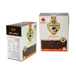 Polvo de café 24H (caja blanca) Venta superior Sabor distintivo utilizado como regalo ISO HACCP Embalaje personalizado de Vietnam - Product Image 2