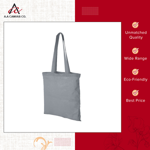 Indian Origin Exporter Excellent Quality Reusable Shopping <b>Bags</b> Solid Color Cotton Canvas Tote <b>Bags</b> at Reliable <b>Market</b> Price - Product Image 5