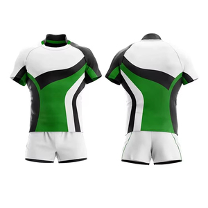 Haute qualité 100% Polyester Rugby Football porter personnalisé respirant sport équipe uniforme Sublimation maillots ensemble - Product Image 1