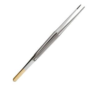 Pinces à tissus Debakey pour tirer les aiguilles, acier, poignée ronde, 18,5 cm, manuel, certifié CE, instruments chirurgicaux de haute qualité - Product Image 1