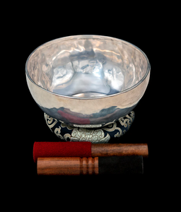 Cuenco tibetano de acero inoxidable del Himalaya, pulido, ecológico, de alta calidad, instrumento para meditación, yoga, terapia de sonido, espiritualidad - Product Image 6