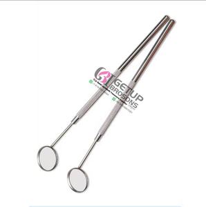 Haute Qualité Nouveau Plein Argent Extension De Cils Cercle Conception Miroir En Acier Inoxydable Avec Votre Propre Logo Personnalisé Instruments De Beauté - Product Image 3