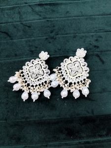 Luxury Latest Exclusive Designer Fashion Light Lekar <b>Diamond</b> <b>Earring</b> Collection For Womens - Product Image 3