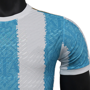 Maillots de football rétro en maille pour hommes sur mesure, t-shirts à manches courtes surdimensionnés, t-shirt court et ample, version joueur d'automne avec service OEM - Product Image 5