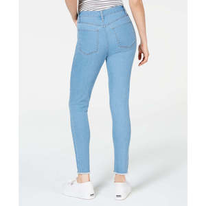 Jeans Skinny a Vita Alta con Orlo Grezzo per Ragazzi Tinseltown, Taglia 9, Denim Blu Brillante, Tessuto Traspirante, Elemento di Moda Semplice - Product Image 2