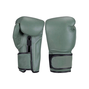 Gants de boxe en cuir professionnels avec fermeture à scratch pour l'entraînement des adultes - Product Image 1