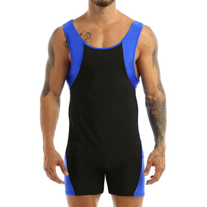 High Quality Custom Breathable Knitted <b>Men</b> Wrestling <b>Singlet</b> Compression Sleeveless Training Competition Uniform OEM Pakistan - Product Image 6