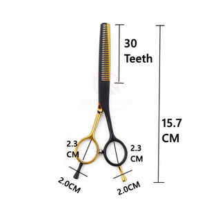 Tijeras de corte de pelo Tijeras de pelo exclusivas de peluquería a la venta Tijeras de adelgazamiento de peluquero de acero inoxidable profesional - Product Image 4