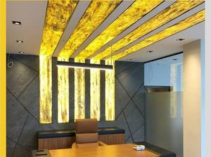 Chất lượng cao 280 cm Bạc grey linh hoạt đá cẩm thạch tự nhiên gạch mờ Slate thương mại khu dân cư bên ngoài sử dụng mộc mạc thiết kế - Product Image 5