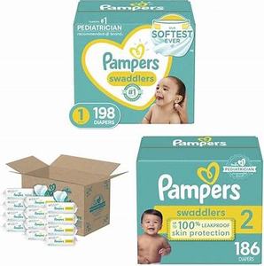 Pañales Pampers Swaddlers y Pañales Desechables Ultra Suaves para Bebé, Talla - Product Image 3