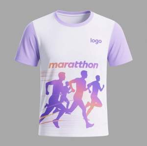 Camiseta Deportiva Personalizada con Logotipo para Hombre, Ropa para Maratón y Entrenamiento - Product Image 4