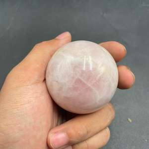 Esfera de Cuarzo Rosa Natural, Bola de Piedra Sólida Pulida para Decoración del Hogar, Colección de Cristales y Recuerdo, 3–5 cm - Product Image 4