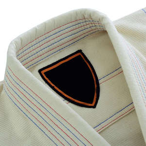 กิโมโนผ้าโพลีเอสเตอร์/ คอตตอนผ้าเสริมความแข็งแรงทนทานระบายอากาศได้ดี460ก. ฝึกฝนอย่างยั่งยืนผลิตตามสั่ง - Product Image 4