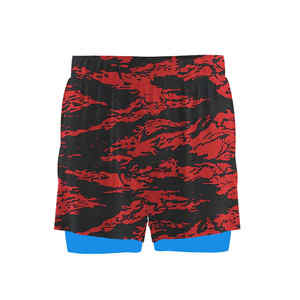 Custom Wholesale Oem Sublimated Judo Nogi Bjj <b>Shorts</b> <b>Short</b> Gym 2 in 1 <b>Hybrid</b> Mma <b>Shorts</b> for Men 2 Double Layer <b>Shorts</b> - Product Image 1