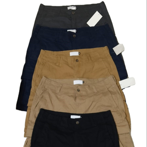 Shorts cargo pour hommes, style décontracté chic, écologiques, tissu sergé de haute qualité, anti-rides, respirants, shorts d'été, Bangladesh - Product Image 6