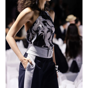 Pantalon ceinture de glace élégant à l'allure formelle Enzo Vietnam marque personnalisée tissu de haute qualité style luxe OEM grossiste pantalon de bureau - Product Image 6