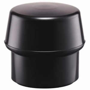 Tête de marteau à face souple SIMPLEX, diamètre 50 mm, caoutchouc noir de dureté moyenne, produit HALDER - Product Image 3