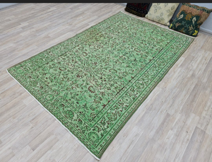 Tapis en soie noué à la main de haute qualité grande laine Oushak Style turc conception abstraite ensembles de tapis pour la maison chambre décor porte - Product Image 5