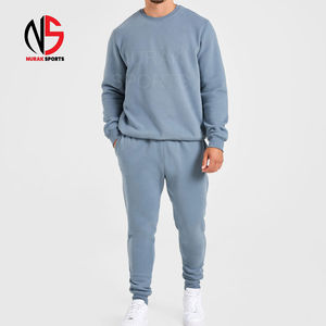 Conjunto Deportivo de Algodón Grueso Personalizado para Hombre, Sudadera con Capucha de Felpa, Pantalones Deportivos, Traje para Correr, Corte Ajustado, Ropa Deportiva de Alta Calidad en 2026 - Product Image 1