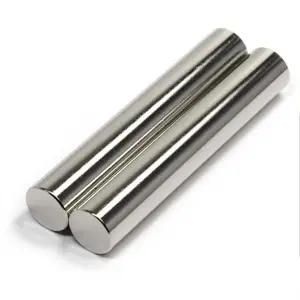 304 316 316L Stainless Steel 8000 - 15000 Gs Ferrite Or NdFeB Magnet Tube Magnetic Bar With 1 Or Double Flat End