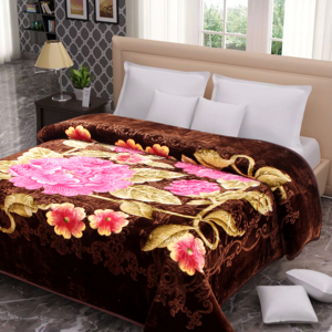 Nuevo diseño, mantas de visón Raschel multicolor, 2 capas, cama individual y doble, mantas de poliéster de invierno en relieve de Mink Raschel - Product Image 6