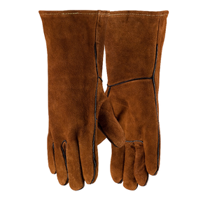 ถุงมือเชื่อมหนังปลอดภัยถุงมือเชื่อมด้วยฝ่ามือเสริม - Product Image 2