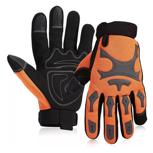 Guantes de trabajo de seguridad con logotipo personalizado de alta visibilidad, tela suave reflectante, Bombilla LED transpirable, tráfico de impacto antivibración - Product Image 5