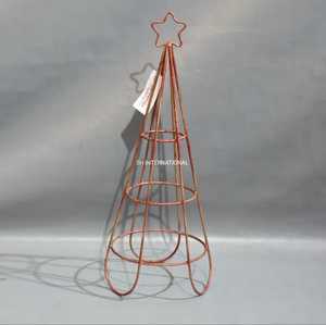 Support d'arbre de Noël en métal de haute qualité et accessoires de décoration de table en gros pour la maison de Noël - Product Image 2