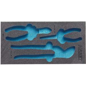 Hazet 2-Component Soft Foam Insert for 163-96/3 <b>Tool</b> <b>Storage</b> Accessory - Product Image 1