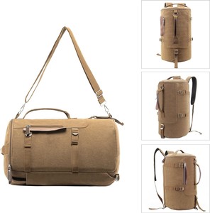 Bolso de lona de algodón hecho a mano de lujo, gran capacidad, cierre de cremallera, estilo de negocios, bolso de hombro de viaje al aire libre para hombres y mujeres - Product Image 6