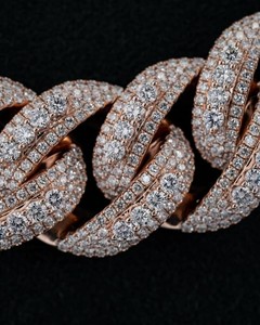 Collier chaîne cubaine en moissanite glacée de luxe, bijoux hip-hop, plaqué rhodium, orthodoxe, 44 carats, cadeau de fête - Product Image 4