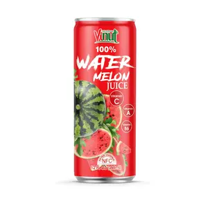 VINUT All Natural Watermelon juice 12 Fl oz Can Vietnam Suppliers and Manufacturers 100% Watermelon juice