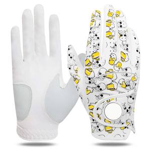 Gants de golf de qualité supérieure peau de mouton avec logo personnalisé respirant 100% cuir PU véritable hommes OEM gants de plein air à vendre - Product Image 1